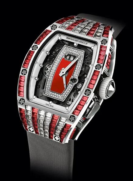 Richard Mille RM 037 Automatic Winding GOLD Red Diamond Replica Watch
